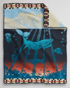TIDE SCHOOL CRIB BLANKET