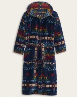 UNISEX AUTUMN BIRCH COTTON TERRY VELOUR BATHROBE