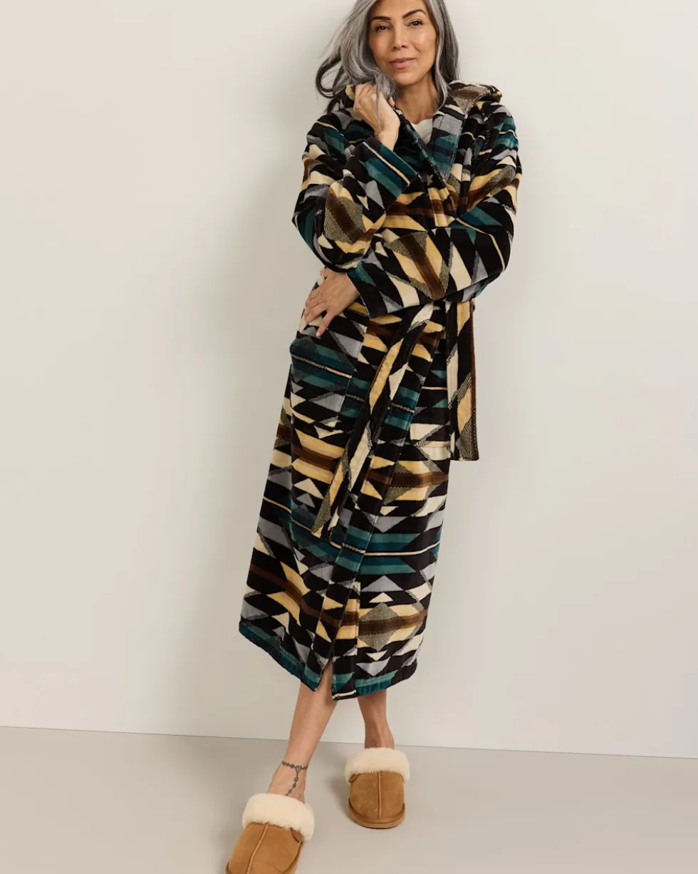 UNISEX WYETH TRAIL COTTON TERRY VELOUR BATHROBE