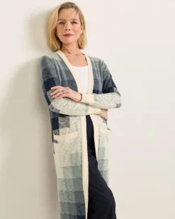 WOMEN'S COTTON DUSTER CARDIGAN