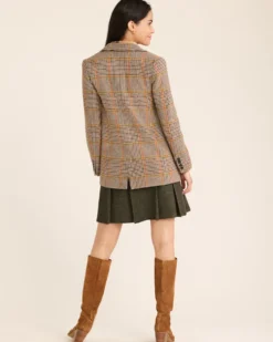 WOMEN'S DAVIS GLEN PLAID WOOL BLAZER