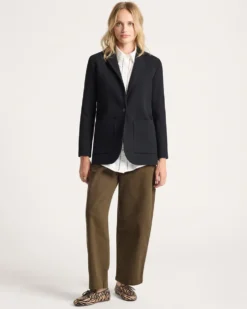 WOMEN'S DAVIS HERRINGBONE WOOL BLAZER