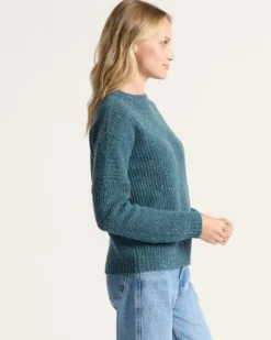 WOMEN'S DONEGAL EYELET SWEATER