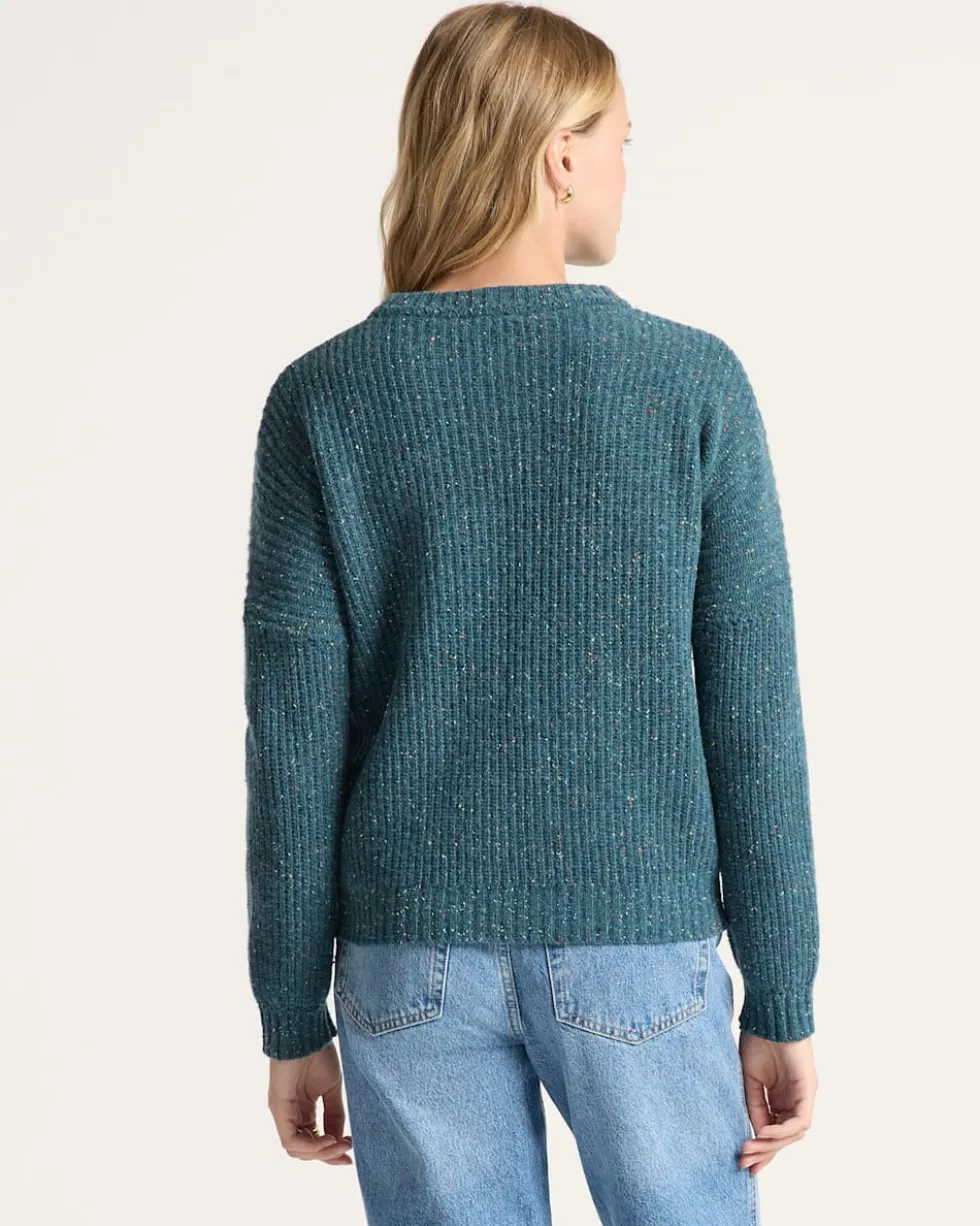 WOMEN'S DONEGAL EYELET SWEATER