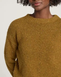 WOMEN'S DONEGAL EYELET SWEATER