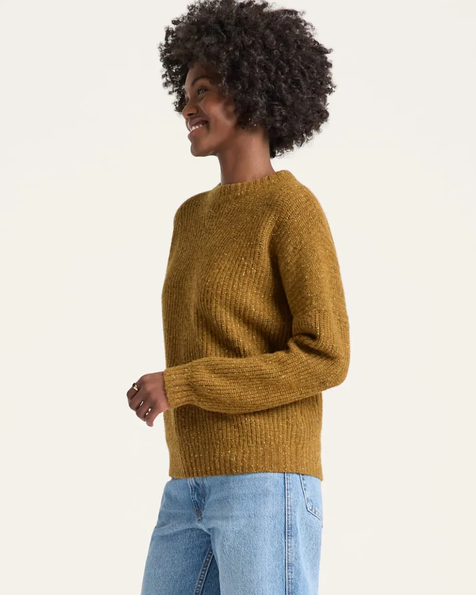 WOMEN'S DONEGAL EYELET SWEATER
