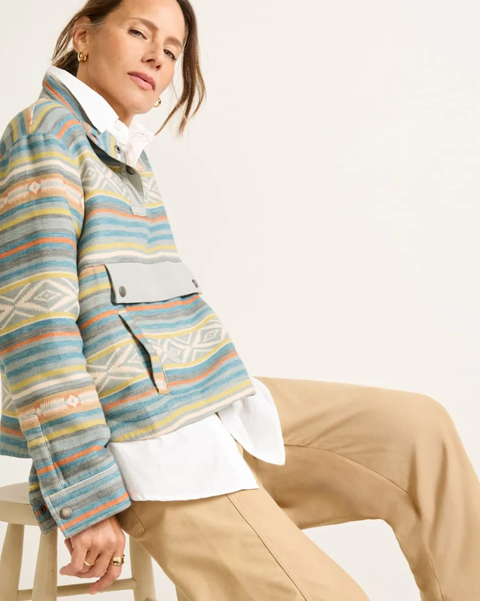 WOMEN'S DOUBLESOFT HALF-SNAP PULLOVER