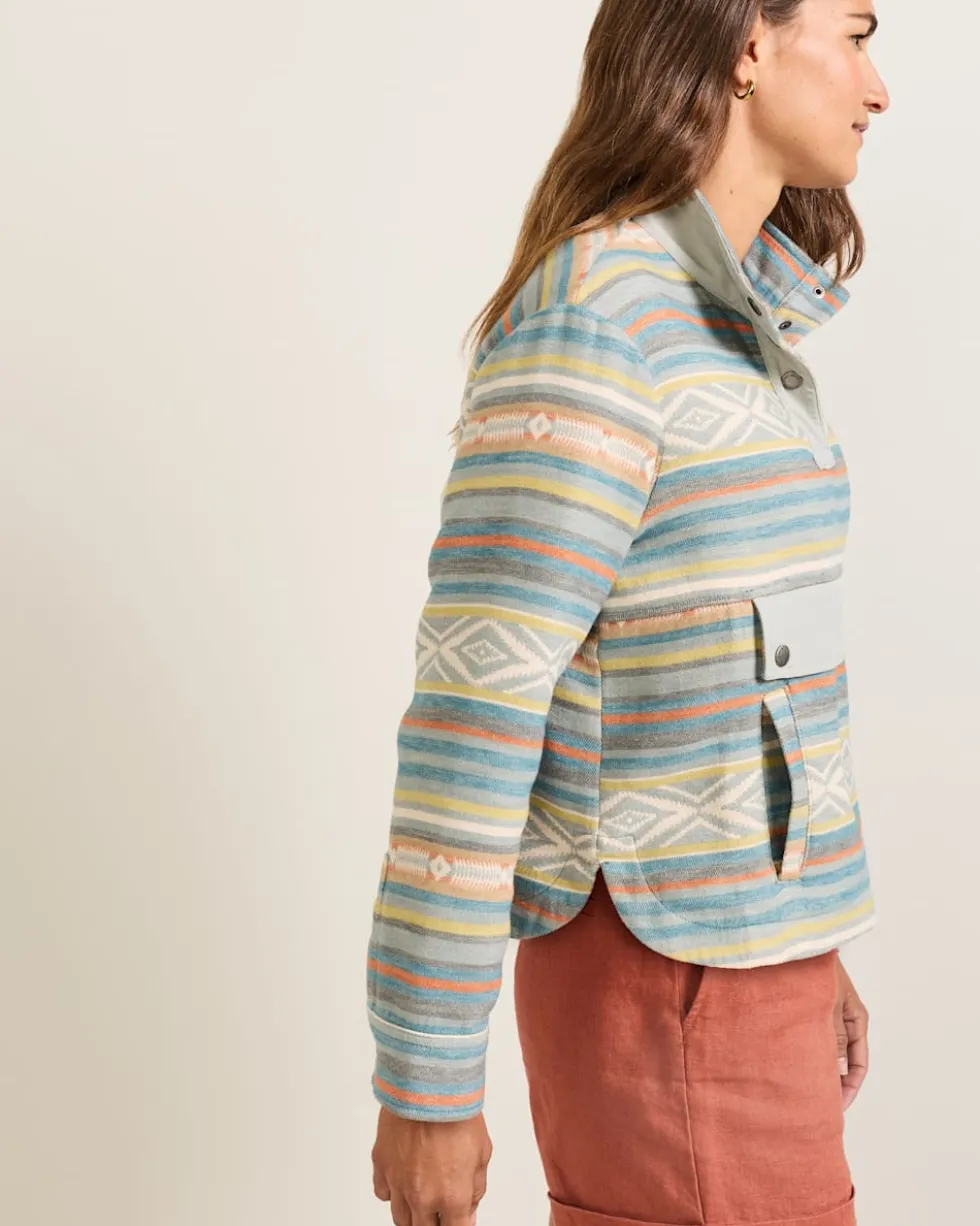 WOMEN'S DOUBLESOFT HALF-SNAP PULLOVER