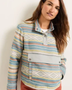 WOMEN'S DOUBLESOFT HALF-SNAP PULLOVER