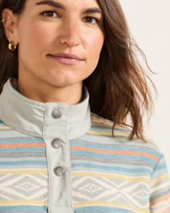 WOMEN'S DOUBLESOFT HALF-SNAP PULLOVER