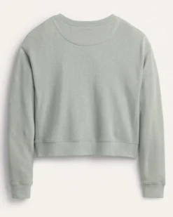 WOMEN'S EMBROIDERED FRENCH TERRY PULLOVER