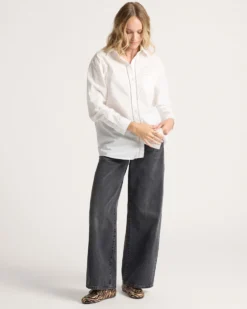 WOMEN'S EVERLY POPLIN SHIRT