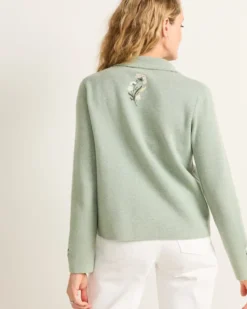 WOMEN'S FLORAL SOUVENIR CARDIGAN