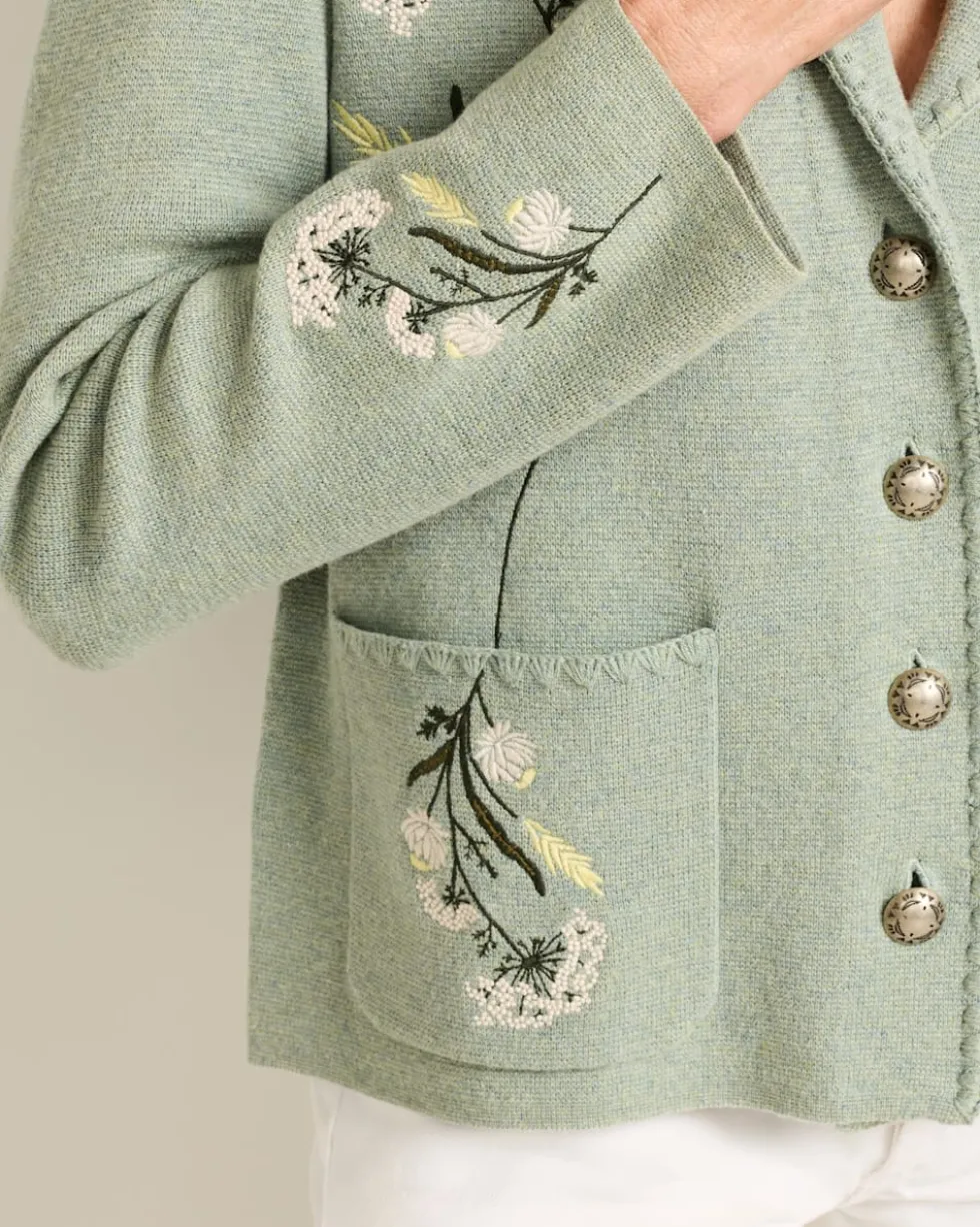WOMEN'S FLORAL SOUVENIR CARDIGAN
