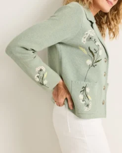 WOMEN'S FLORAL SOUVENIR CARDIGAN