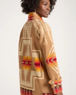 WOMEN'S HARDING ARCHIVE BLANKET COAT
