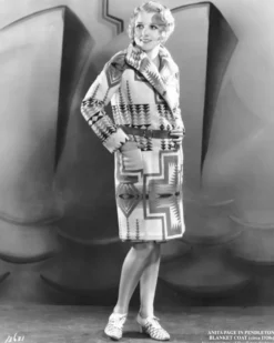 WOMEN'S HARDING ARCHIVE BLANKET COAT