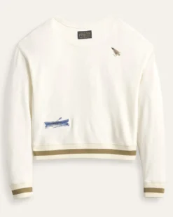WOMEN'S LAKESIDE EMBROIDERED FRENCH TERRY PULLOVER
