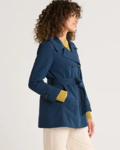 WOMEN'S MARLENE CLASSIC SHORT TRENCH COAT
