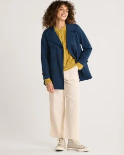 WOMEN'S MARLENE CLASSIC SHORT TRENCH COAT