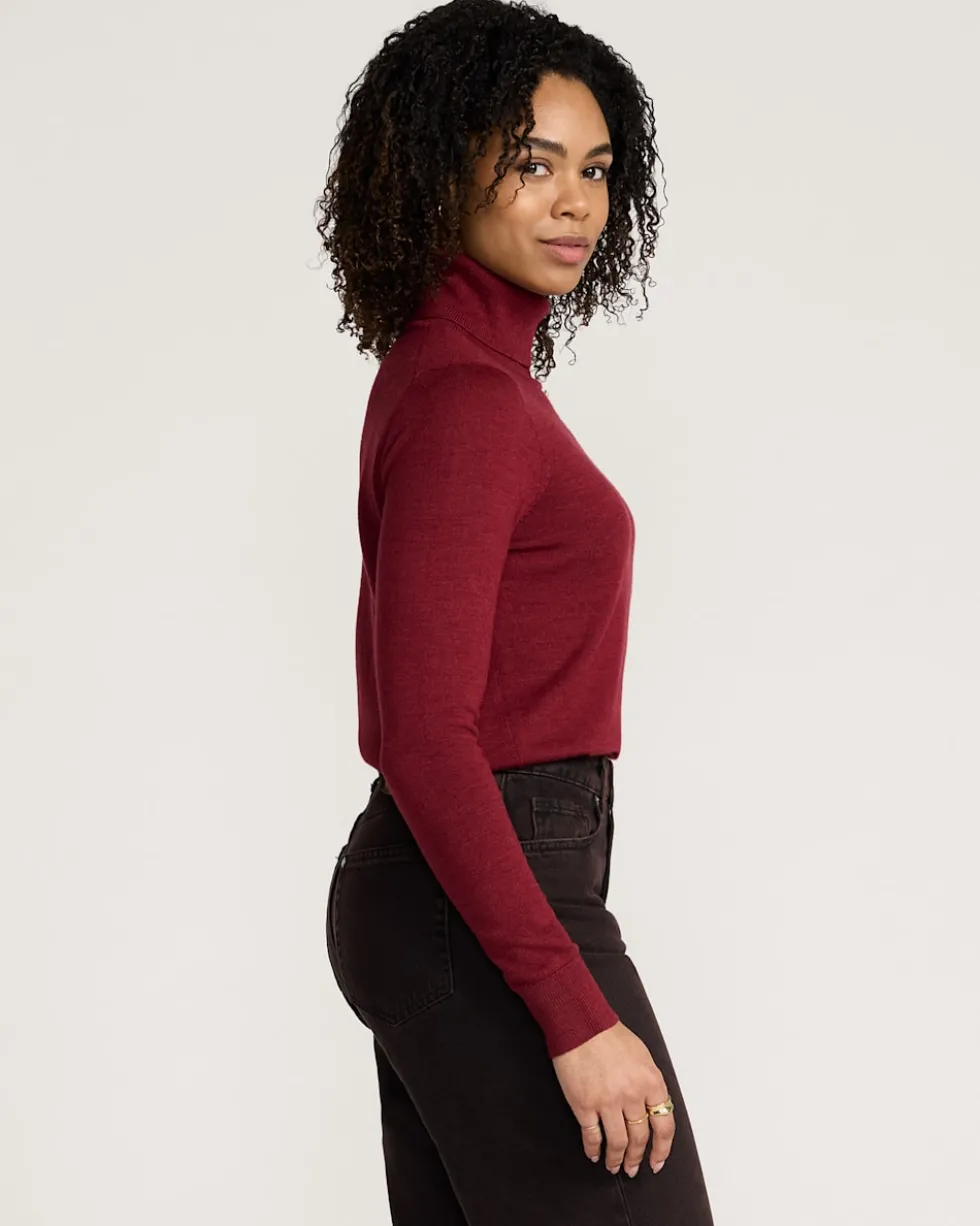 WOMEN'S MERINO TURTLENECK