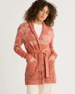 WOMEN'S MONTEREY BELTED COTTON CARDIGAN