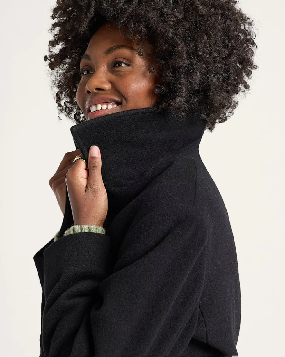 WOMEN'S NOB HILL WOOL WRAP COAT