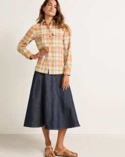 WOMEN'S PLAID BOARD SHIRT