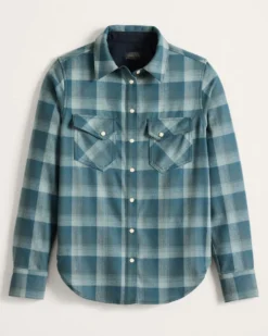 WOMEN'S PLAID GAMBLER SHIRT