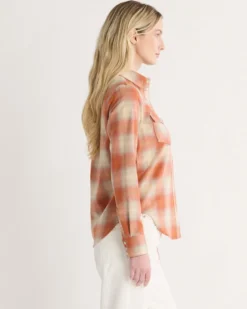 WOMEN'S PLAID GAMBLER SHIRT