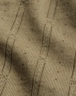 WOMEN'S PRINTED CORDUROY GAMBLER SHIRT