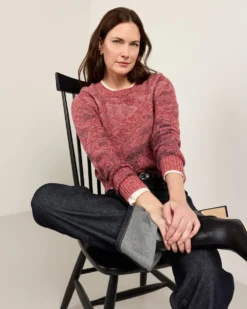 WOMEN'S RAGLAN COTTON SWEATER