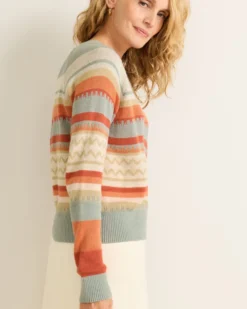 WOMEN'S RAGLAN COTTON SWEATER