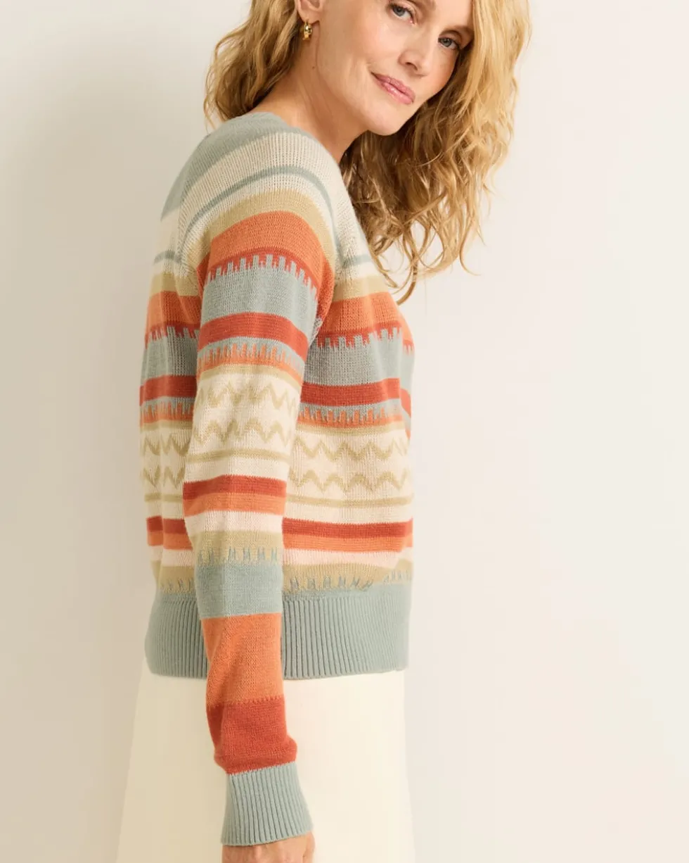 WOMEN'S RAGLAN COTTON SWEATER