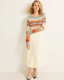 WOMEN'S RAGLAN COTTON SWEATER