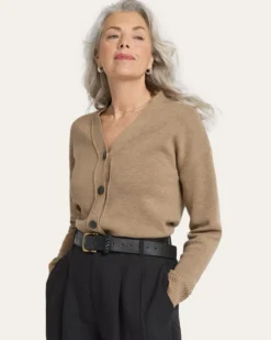 WOMEN'S RELAXED MERINO CARDIGAN