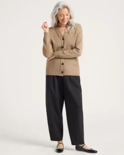 WOMEN'S RELAXED MERINO CARDIGAN