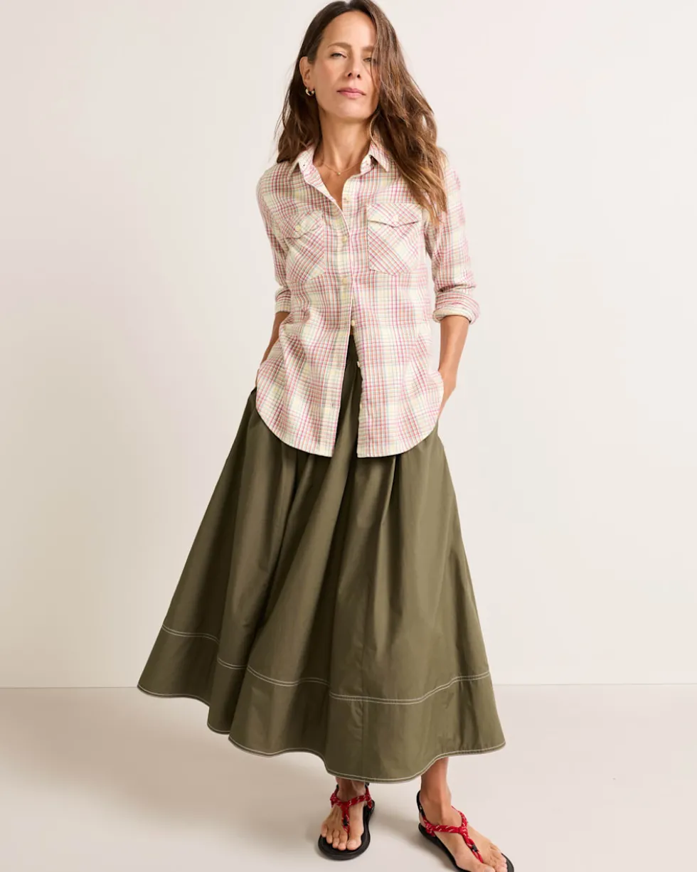 WOMEN'S RILEY PLAID FLANNEL SHIRT