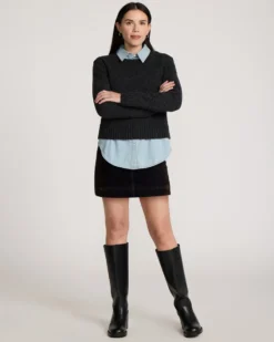 WOMEN'S SHETLAND COLLECTION CREWNECK