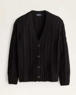 WOMEN'S SHETLAND COLLECTION FISHERMAN CARDIGAN