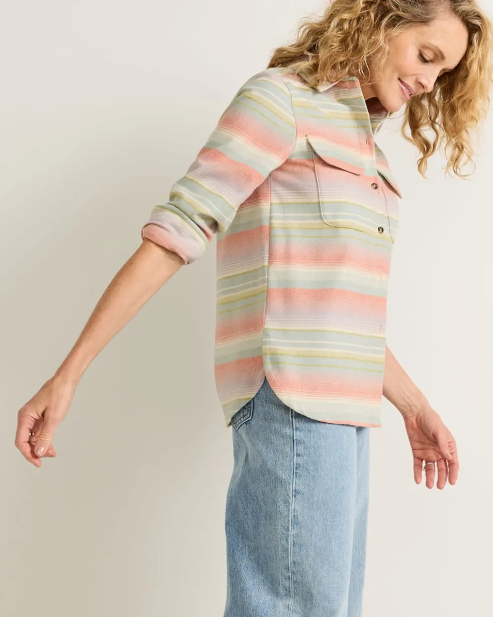 WOMEN'S STRIPE BOARD SHIRT