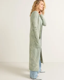 WOMEN'S TEXTURED DUSTER CARDIGAN