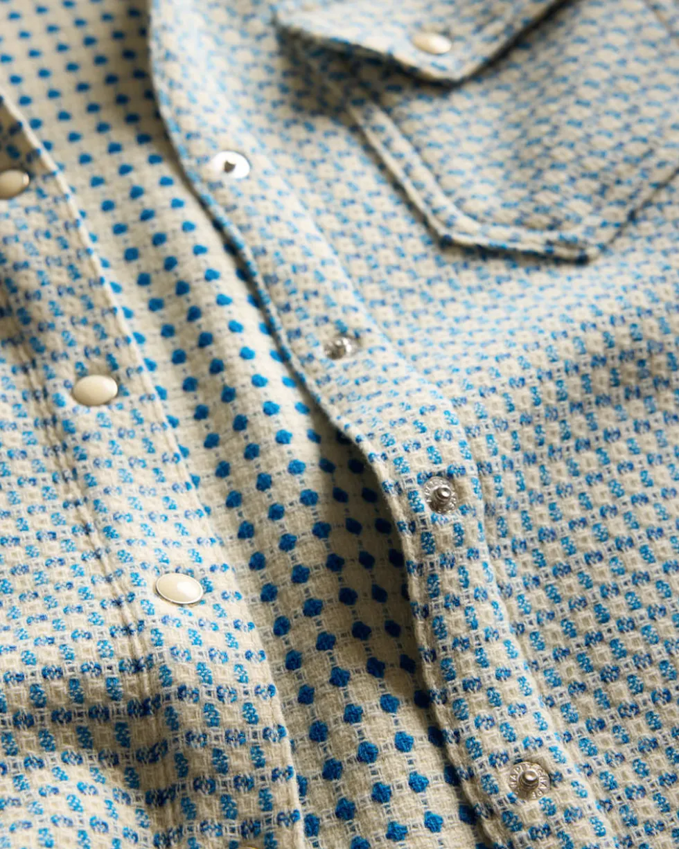 WOMEN'S TEXTURED WOOL GAMBLER SHIRT