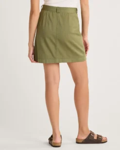 WOMEN'S UTILITY COTTON/LINEN SKIRT