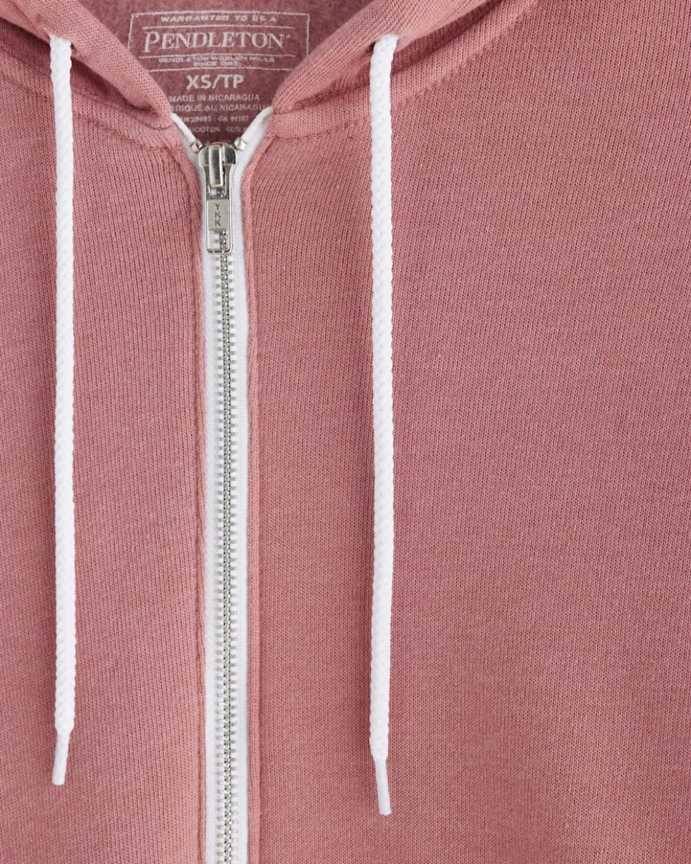 WOMEN'S WESTERN GRAPHIC ZIP HOODIE