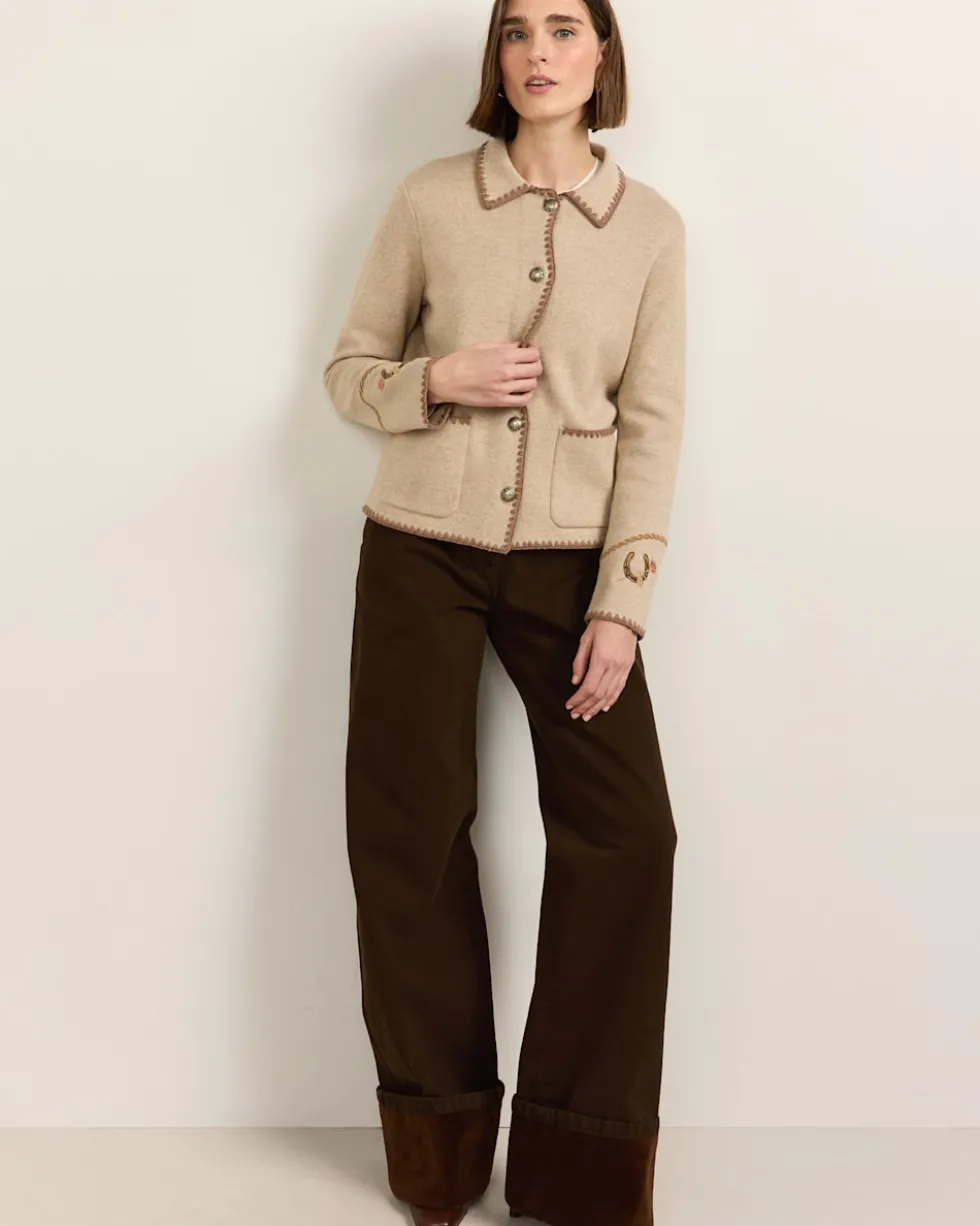 WOMEN'S WESTERN SOUVENIR CARDIGAN