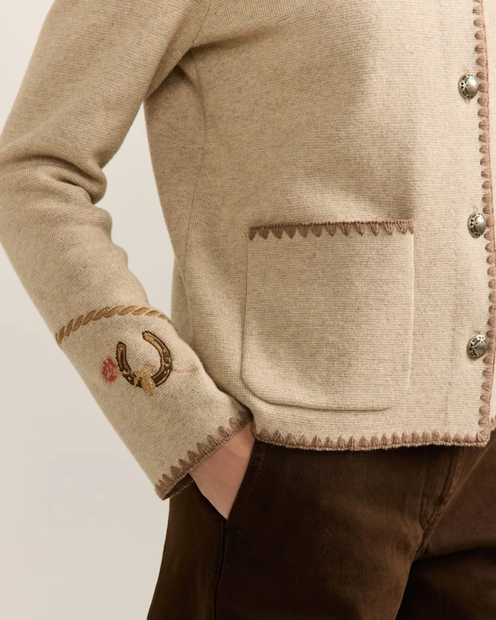 WOMEN'S WESTERN SOUVENIR CARDIGAN