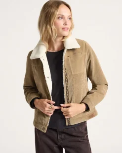 WOMEN'S WIND RIVER CORDUROY TRUCKER JACKET