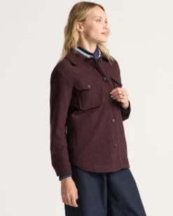 WOMEN'S WOOL SHIRT JACKET