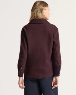 WOMEN'S WOOL SHIRT JACKET